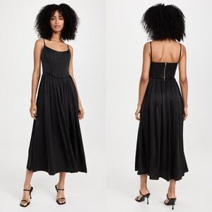 Zimmermann Silk Corset Dress black Zimm 2/US6-8